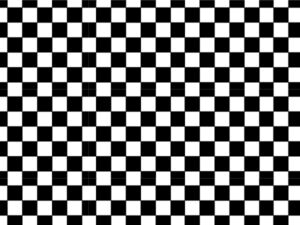 Pretty in Print – White – Checker 5 – Licorice Black – A4 Paper