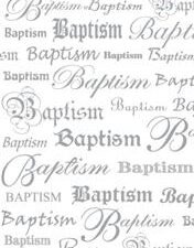 Printed Vellum – Baptism Silver